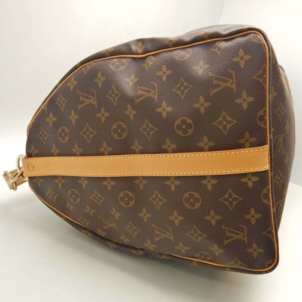 LOUIS VUITTON Authentic Brown Monogram Keepall 60 Boston Bag - Picture 5 of 10